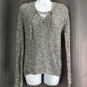 ⭐️Charlotte Russe grey hooded pullover
